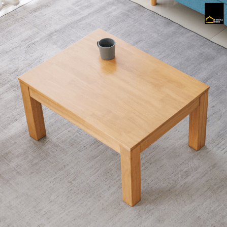 โต๊ะกลาง RENITA HOME รุ่น NAN ไม้ยางพาราแท้ ขนาด 80X60X42 ซม. สีไม้ธรรมชาติ_2