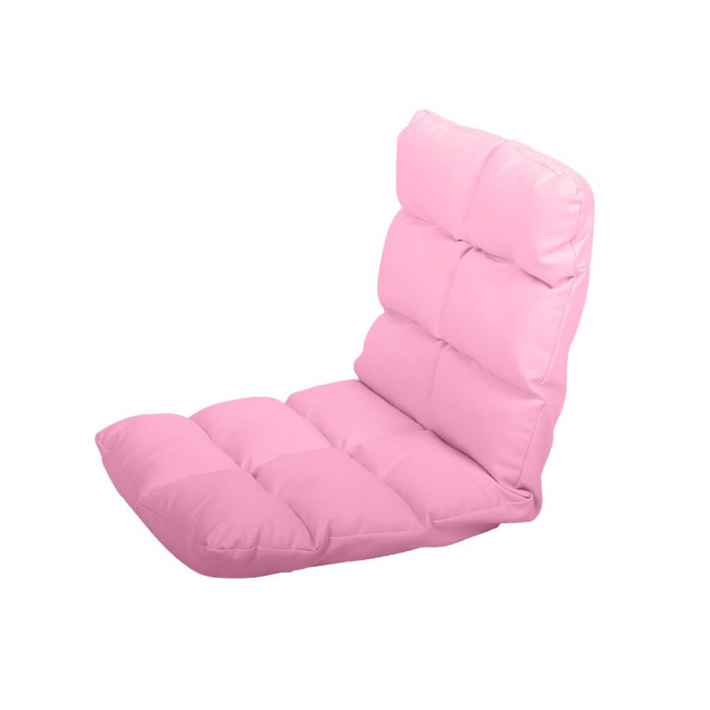 โซฟานั่งพื้นปรับได้ 6 ระดับ RENITA HOME รุ่น RINA หนัง Premium PU สีชมพู 50x110ซม._0