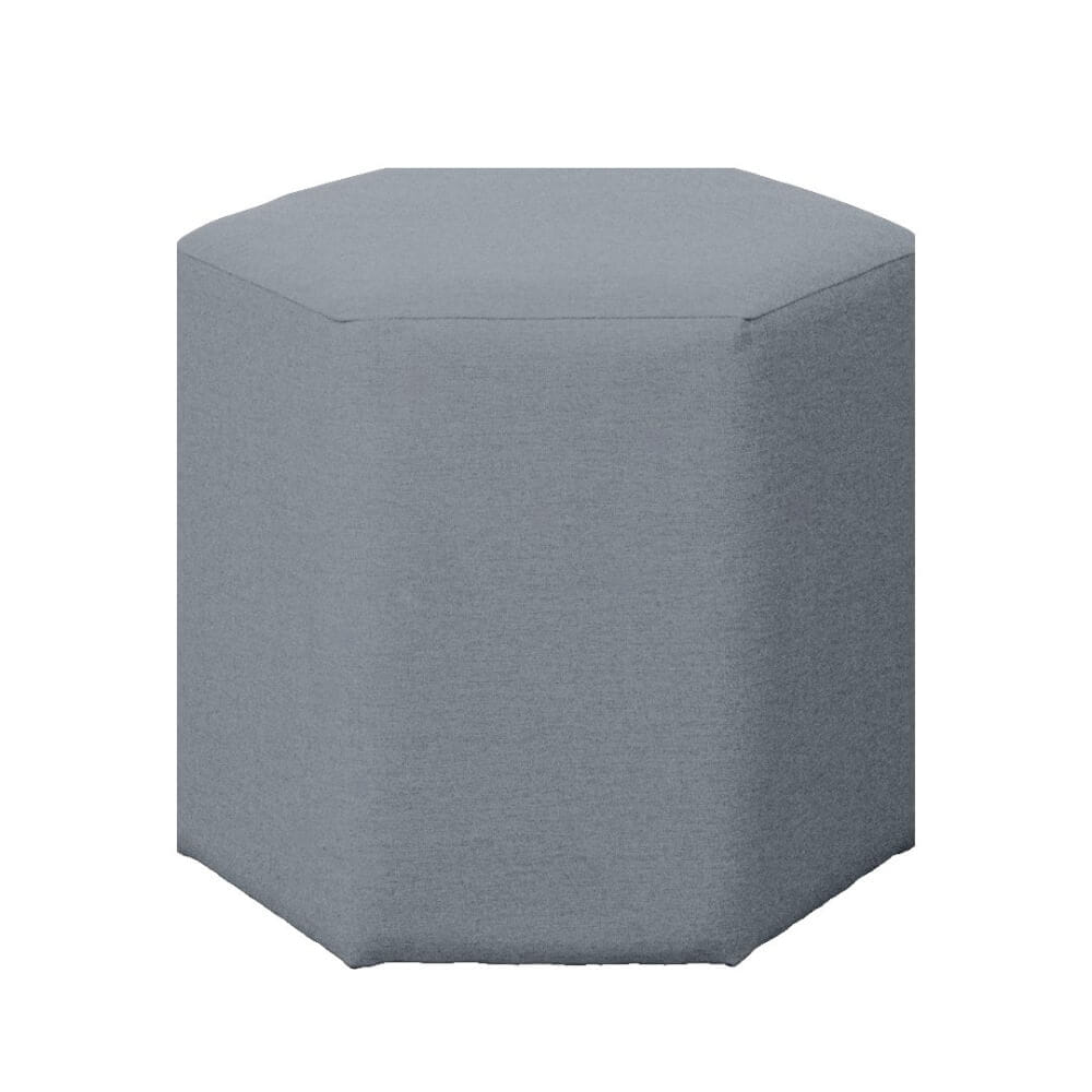 สตูลทรงหกเหลี่ยม RENITA HOME รุ่น HEXii STOOL สีเทา 45x40ซม._0
