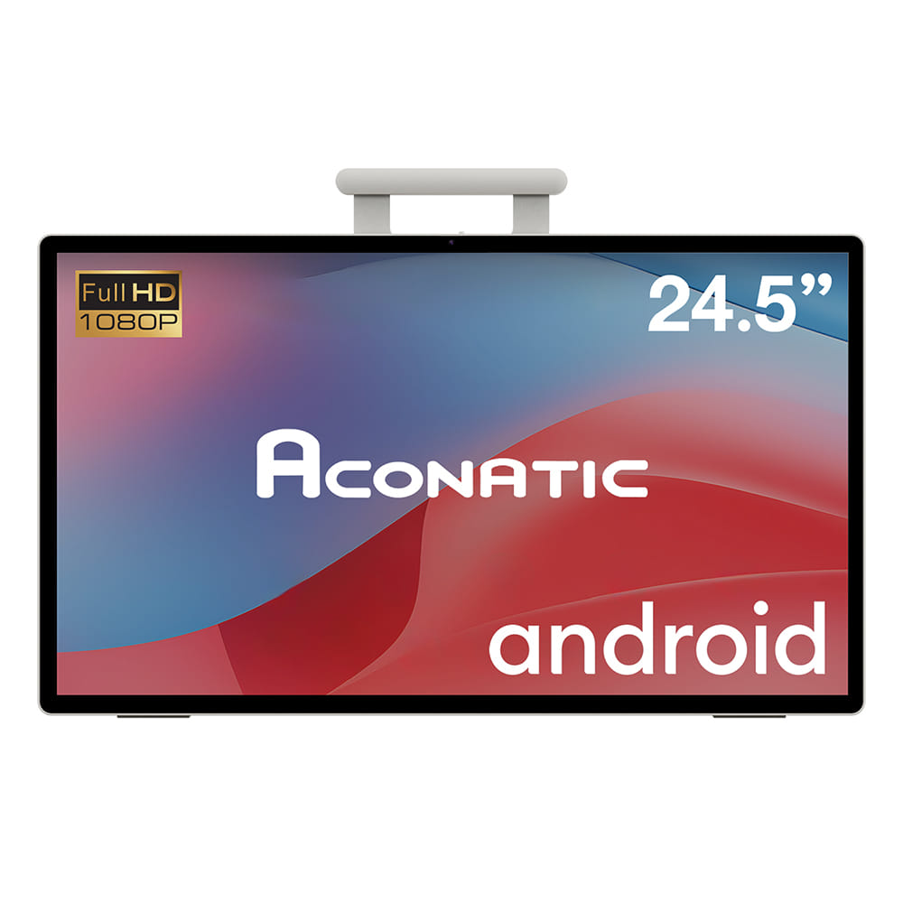 จอมอนิเตอร์ 24 นิ้ว ACONATIC 245SMH8000AN ระบบสัมผัส แอนดรอยด์ สมาร์ท สีขาว (รับประกัน 1 ปี)_1