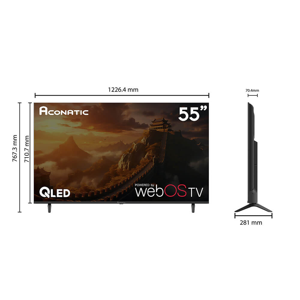 แอลอีดี ทีวี 55 นิ้ว ACONATIC WEBOS ทีวี 4K QLED 55QSB340AN (รับประกัน 3 ปี)_2