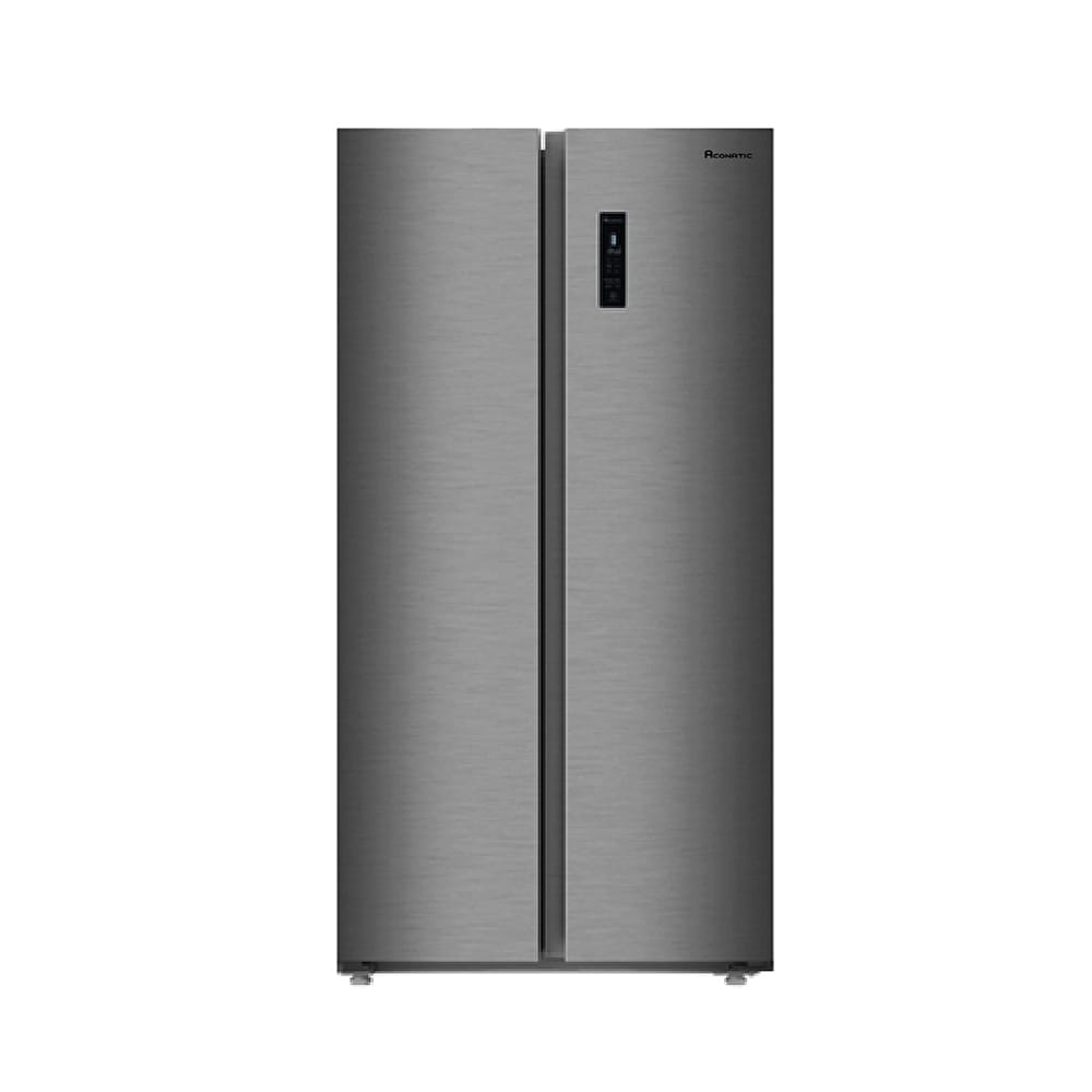 ตู้เย็น SIDE BY SIDE ACONATIC รุ่น AN-FR4000S ขนาด 14.1 คิว สีเทา