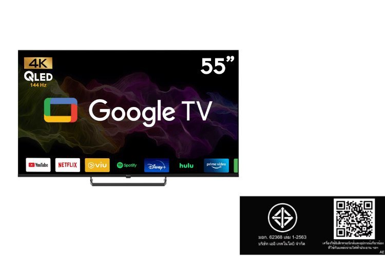 แอลอีดี ทีวี 55 นิ้ว ACONATIC 55QSX900AN GOOGLE TV (รับประกัน 3 ปี)_8