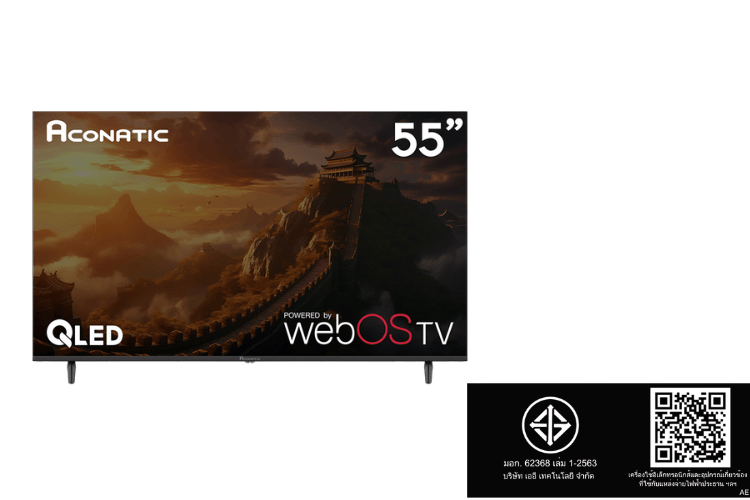 แอลอีดี ทีวี 55 นิ้ว ACONATIC WEBOS ทีวี 4K QLED 55QSB340AN (รับประกัน 3 ปี)_7