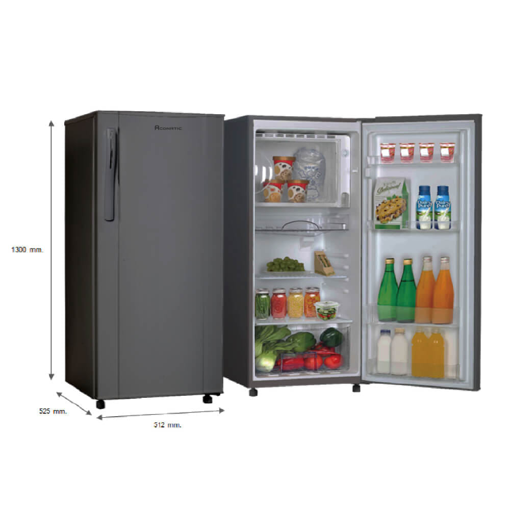 ตู้เย็น 1 ประตูACONATIC รุ่น AN-FR1750  ขนาด 6.2 คิว สีเทา_4