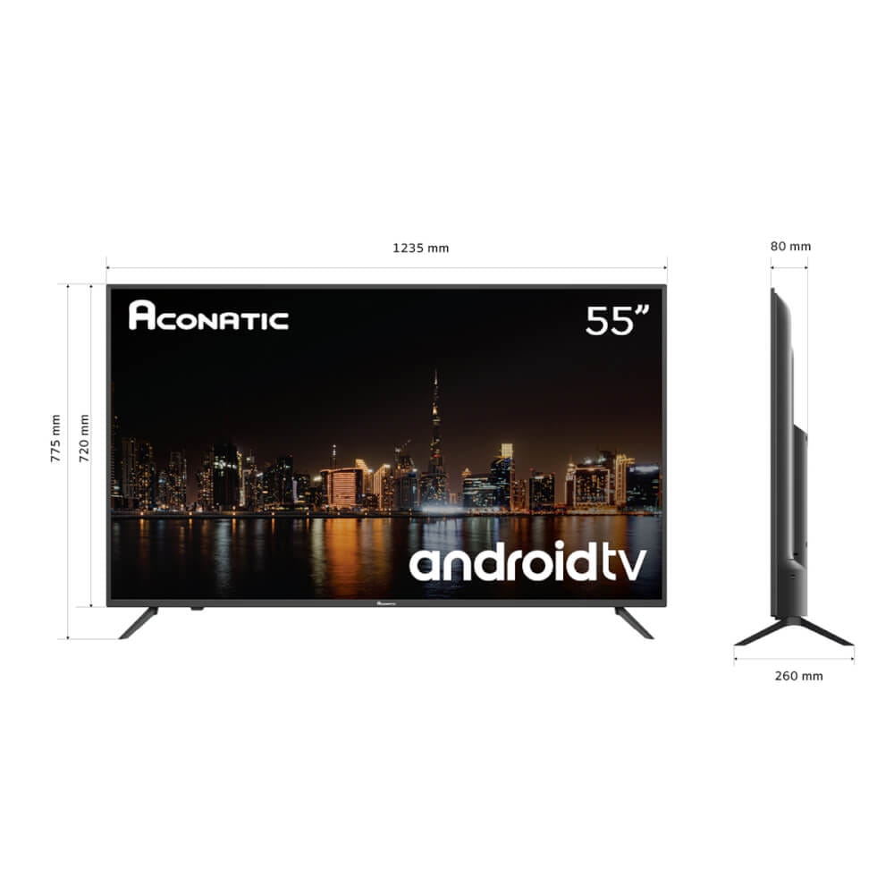 แอลอีดี ทีวี 55 นิ้ว ACONATIC แอนดรอยด์ ทีวี 4K 55US500AN (รับประกัน 3 ปี)_5