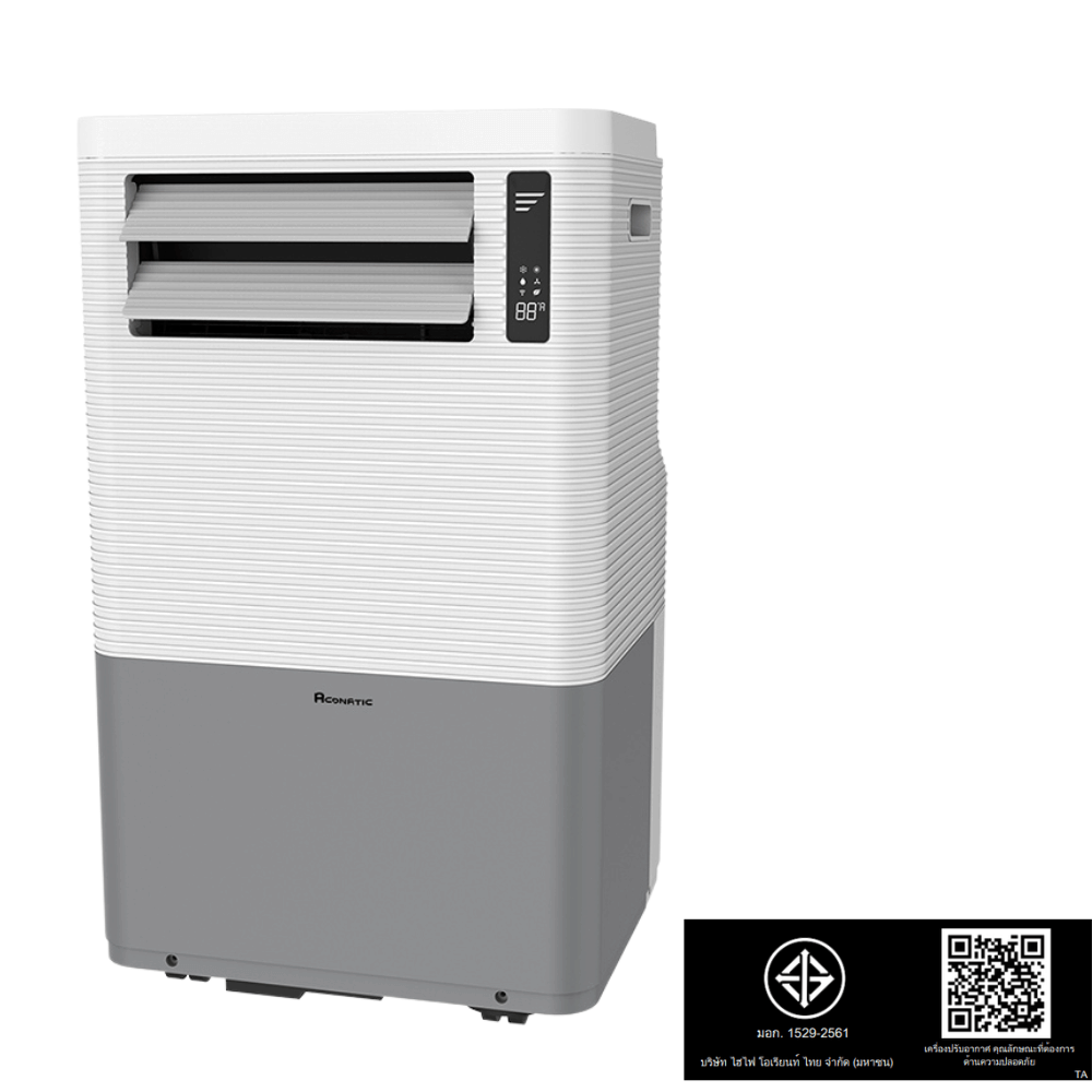 แอร์เคลื่อนที่ ACONATIC   รุ่น AN-PAC12C6 ขนาด 12,000 บีทียู สีขาว_4