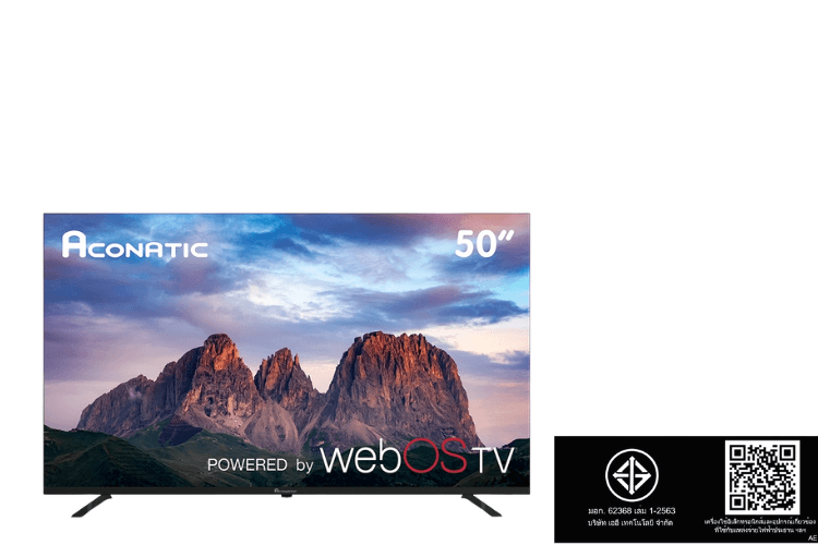 แอลอีดี ทีวี 50 นิ้ว ACONATIC WEBOS ทีวี 4K 50US900AN (รับประกัน 3 ปี) _6