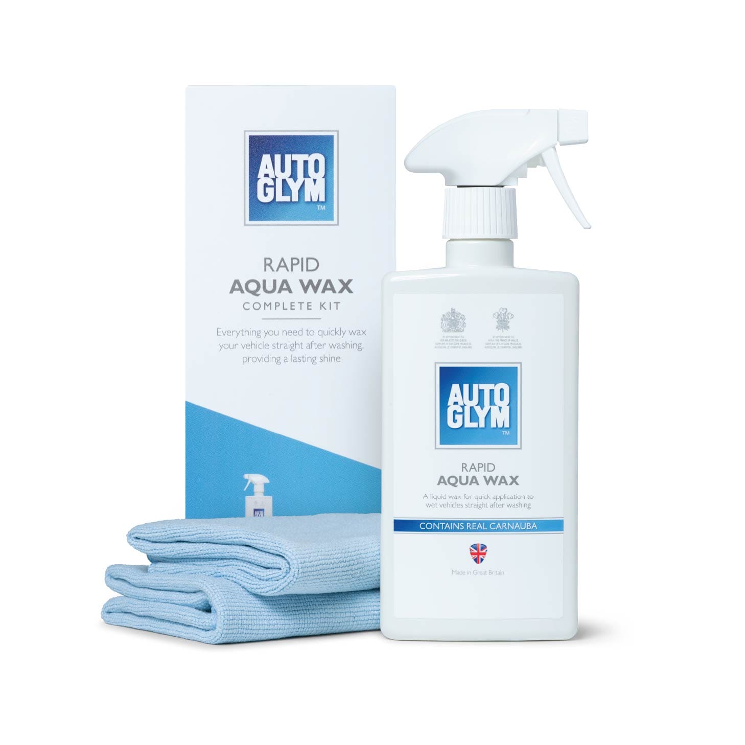สเปรย์แว็กซ์เคลือบเงาแบบเร่งด่วน AUTOGLYM RAPID AQUA WAX COMPLETE KIT 500 มล.  (แพ็คเกจใหม่!!)_0