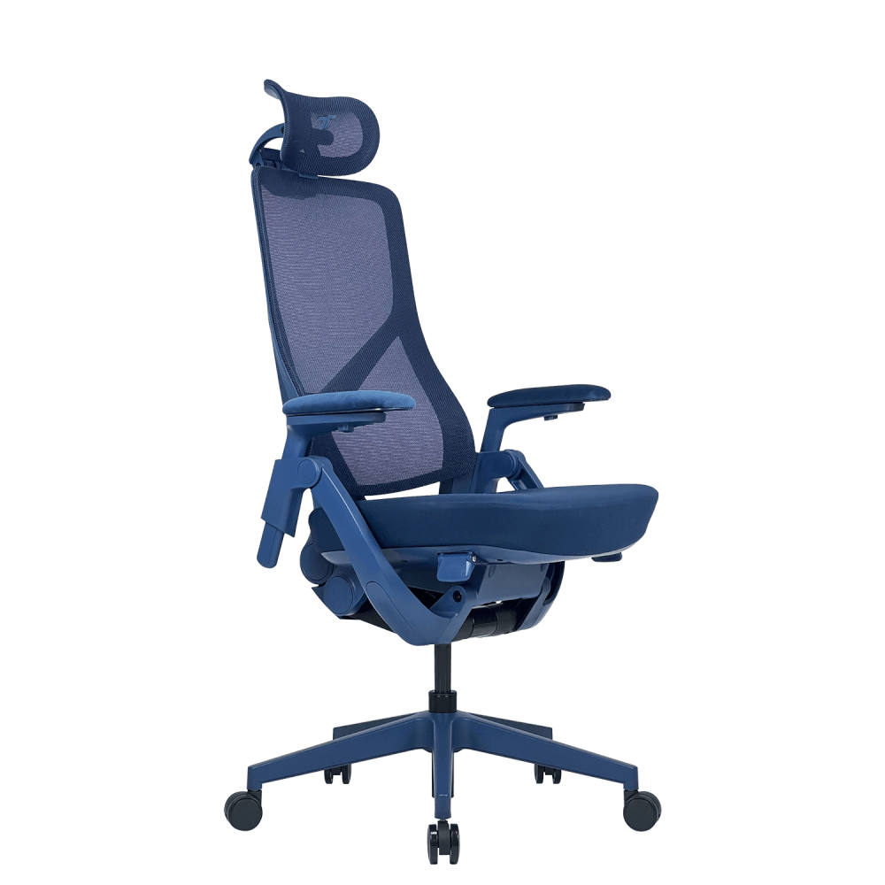 เก้าอี้ทำงาน TTRacing Aeroflex ผ้าตาข่าย Ergochair - Navy Blue