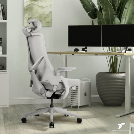เก้าอี้ทำงาน TTRacing Aeroflex ผ้าตาข่าย Ergochair - Ashy Grey_5