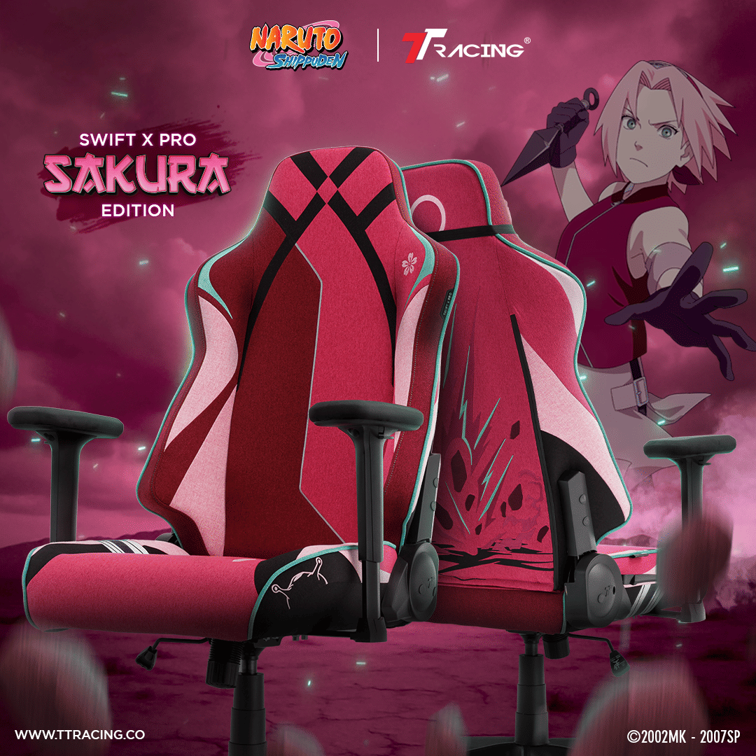 เก้าอี้เกมมิ่ง TTRACING SWIFT X PRO ผ้า SAKURA EDITION_1