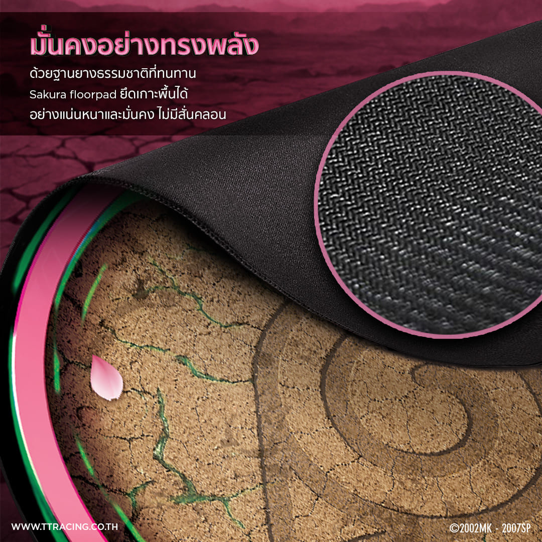 แผ่นรองพื้นเกมมิ่ง TTRACING GUARDIAN - SAKURA EDITION_3