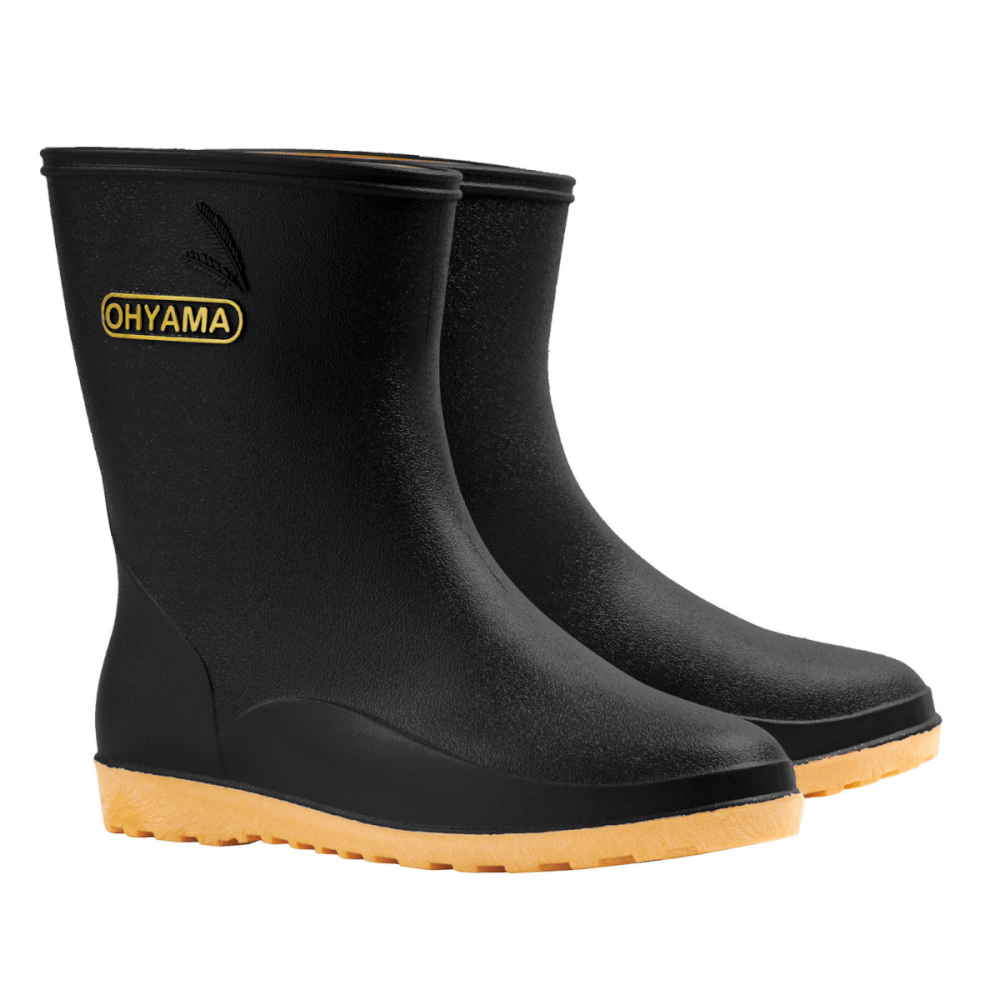 รองเท้าบูทถนอมเท้า OHYAMA รุ่น Slim สีดำ เบอร์ 10_3