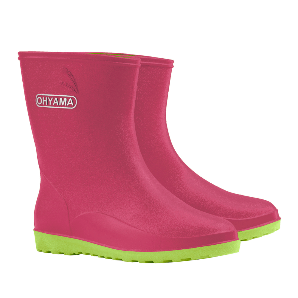 รองเท้าบูทถนอมเท้า OHYAMA รุ่น Twotone สีชมพู เบอร์ 11_3