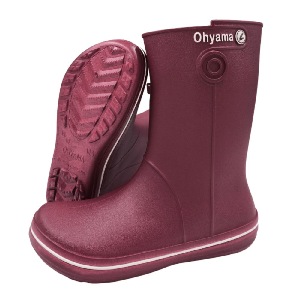 รองเท้าบูทถนอมเท้า OHYAMA รุ่น LADY สีลูกหม่อน เบอร์ 9_3