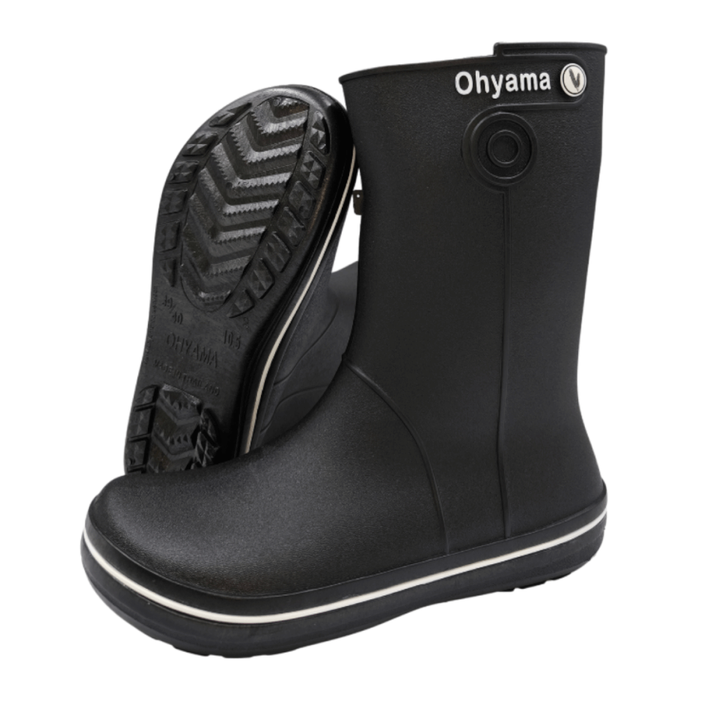 รองเท้าบูทถนอมเท้า OHYAMA รุ่น LADY สีดำถ่าน เบอร์ 10_3