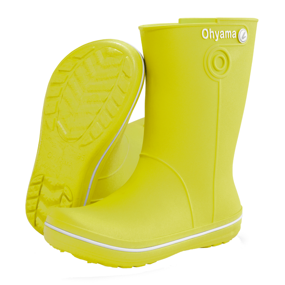 รองเท้าบูทถนอมเท้า OHYAMA รุ่น LADY สีมะนาว เบอร์ 9_3