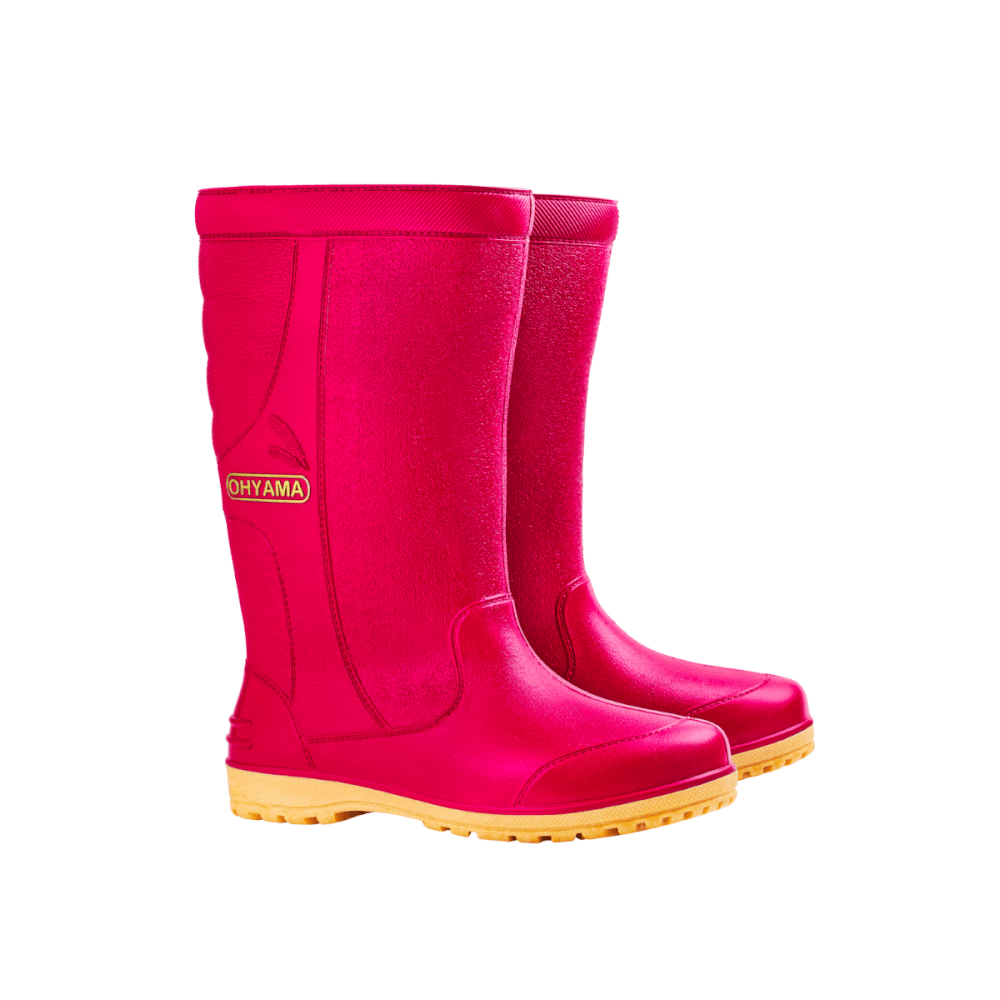 รองเท้าบูทถนอมเท้า OHYAMA รุ่น First สีชมพู เบอร์ 10
