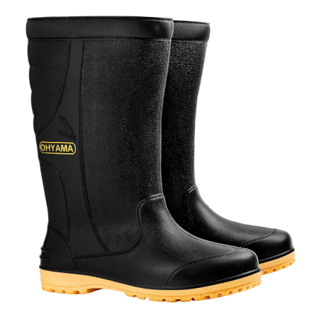 รองเท้าบูทถนอมเท้า OHYAMA รุ่น First สีดำ เบอร์ 10.5_0