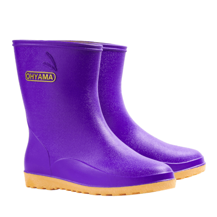 รองเท้าบูทถนอมเท้า OHYAMA รุ่น Slim สีม่วง เบอร์ 10_0