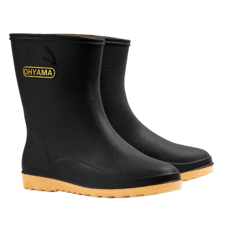 รองเท้าบูทถนอมเท้า OHYAMA รุ่น Slim สีดำ เบอร์ 10_0