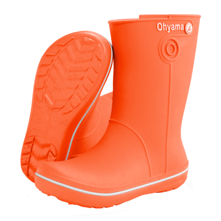 รองเท้าบูทถนอมเท้า OHYAMA รุ่น LADY สีส้ม เบอร์ 11.5_0
