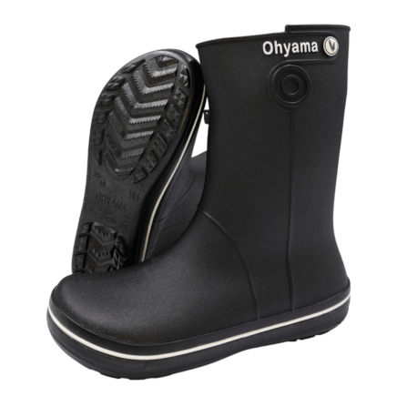 รองเท้าบูทถนอมเท้า OHYAMA รุ่น LADY สีดำถ่าน เบอร์ 11_0