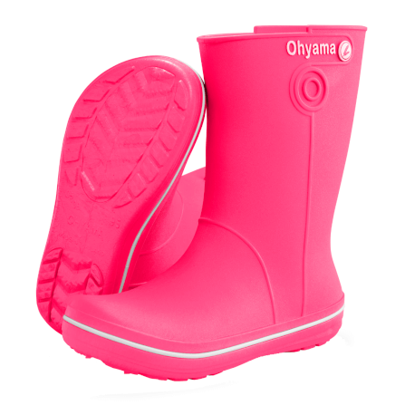 รองเท้าบูทถนอมเท้า OHYAMA รุ่น LADY สีสตรอว์เบอร์รี่ เบอร์ 11_0