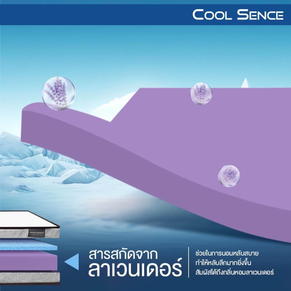 ที่นอน 3 พับ 3.5 ฟุต BEDISUPREME รุ่น COOL SENCE_3