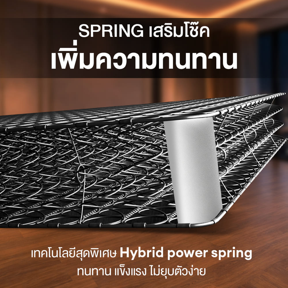 ที่นอน 6 ฟุต BEDISUPREME รุ่น REVITA