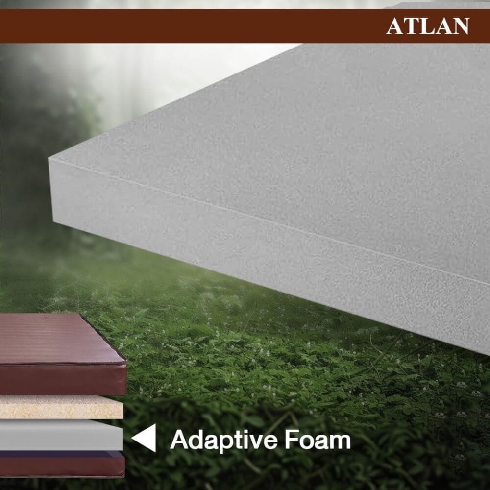 ที่นอน 3.5 ฟุต BEDISUPREME รุ่น ATLAN หนา 6 นิ้ว หนังPVC สีน้ำตาล