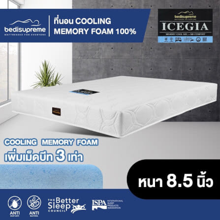 ที่นอน 3.5 ฟุต BEDISUPREME รุ่น ICEGIA หนา 8.5 นิ้ว_1