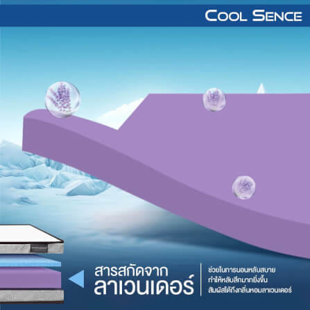 ที่นอน 3 พับ 6 ฟุต BEDISUPREME รุ่น COOL SENCE_3