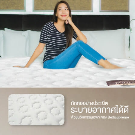 ที่นอนพ็อกเก็ตสปริง 3.5 ฟุต BEDISUPREME รุ่น ECOFLEX หนา 10 นิ้ว_3