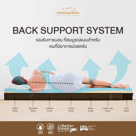 ที่นอนเมมโมรี่โฟมอัลตร้าไฮบริด 6 ฟุต BEDISUPREME รุ่น ICEMAX INFINITY หนา 11 นิ้ว_3