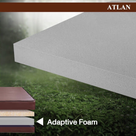 ที่นอน 3.5 ฟุต BEDISUPREME รุ่น ATLAN หนา 6 นิ้ว หนังPVC สีน้ำตาล_4