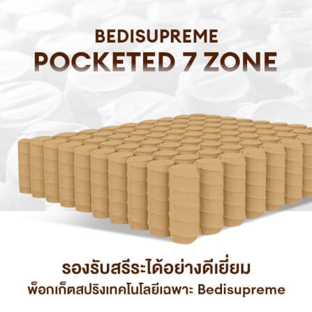 ที่นอนพ็อกเก็ตสปริง 3.5 ฟุต BEDISUPREME รุ่น ECOFLEX หนา 10 นิ้ว_4