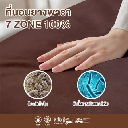ที่นอน 3.5 ฟุต BEDISUPREME รุ่น RESTA หนา 6 นิ้ว หนังPVC สีน้ำตาล_6