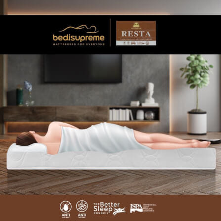 ที่นอน 3.5 ฟุต BEDISUPREME รุ่น RESTA หนา 8.5 นิ้ว หุ้มผ้าแจ๊คการ์ด_6