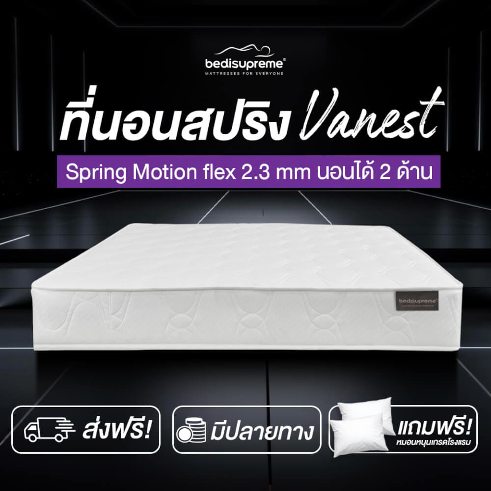ที่นอน 5 ฟุต BEDISUPREME รุ่น Vanest หนา 9 นิ้ว_1
