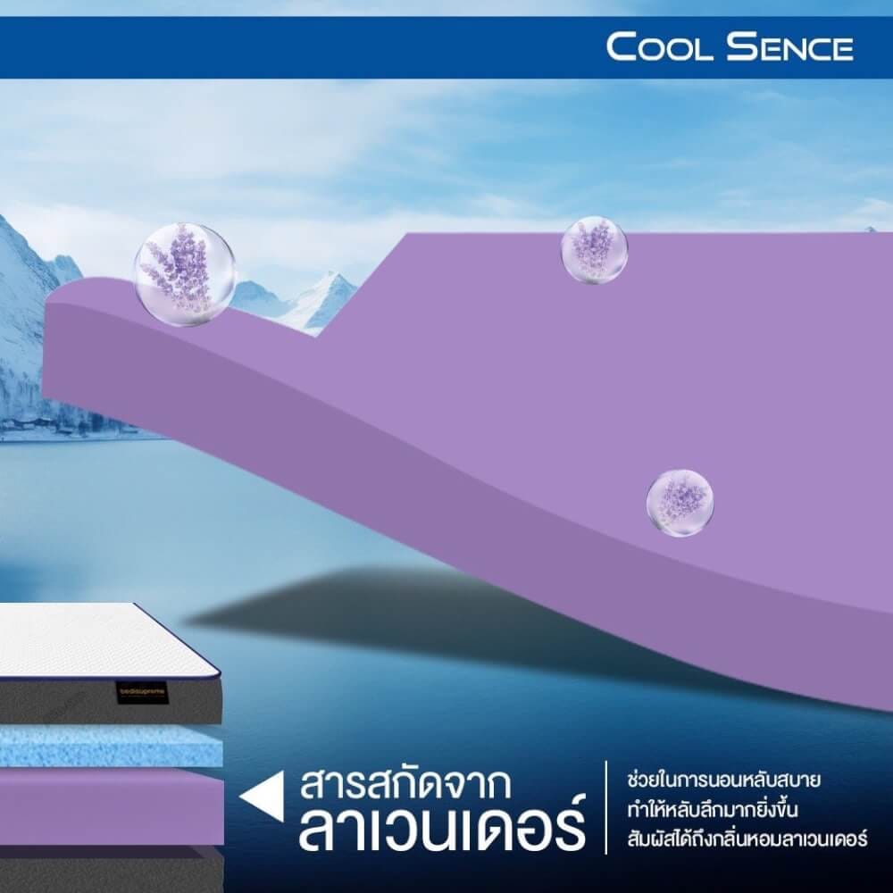 ที่นอน 6 ฟุต BEDISUPREME รุ่น Coolsence หนา 6.5 นิ้ว_3