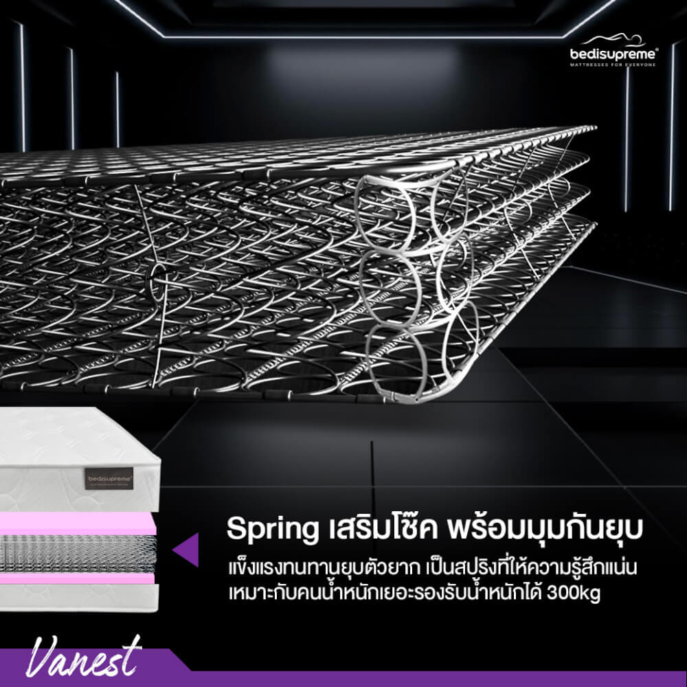 ที่นอน 3 ฟุต BEDISUPREME รุ่น Vanest หนา 9 นิ้ว_5
