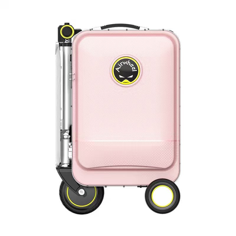 กระเป๋าเดินทางไฟฟ้า นั่งขับได้ AIRWHEEL SE3SL PLUS รองรับ FIND MY - สีชมพู