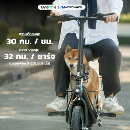 สกู๊ตเตอร์ไฟฟ้าแบบนั่งขี่ GYROOR C1S_4