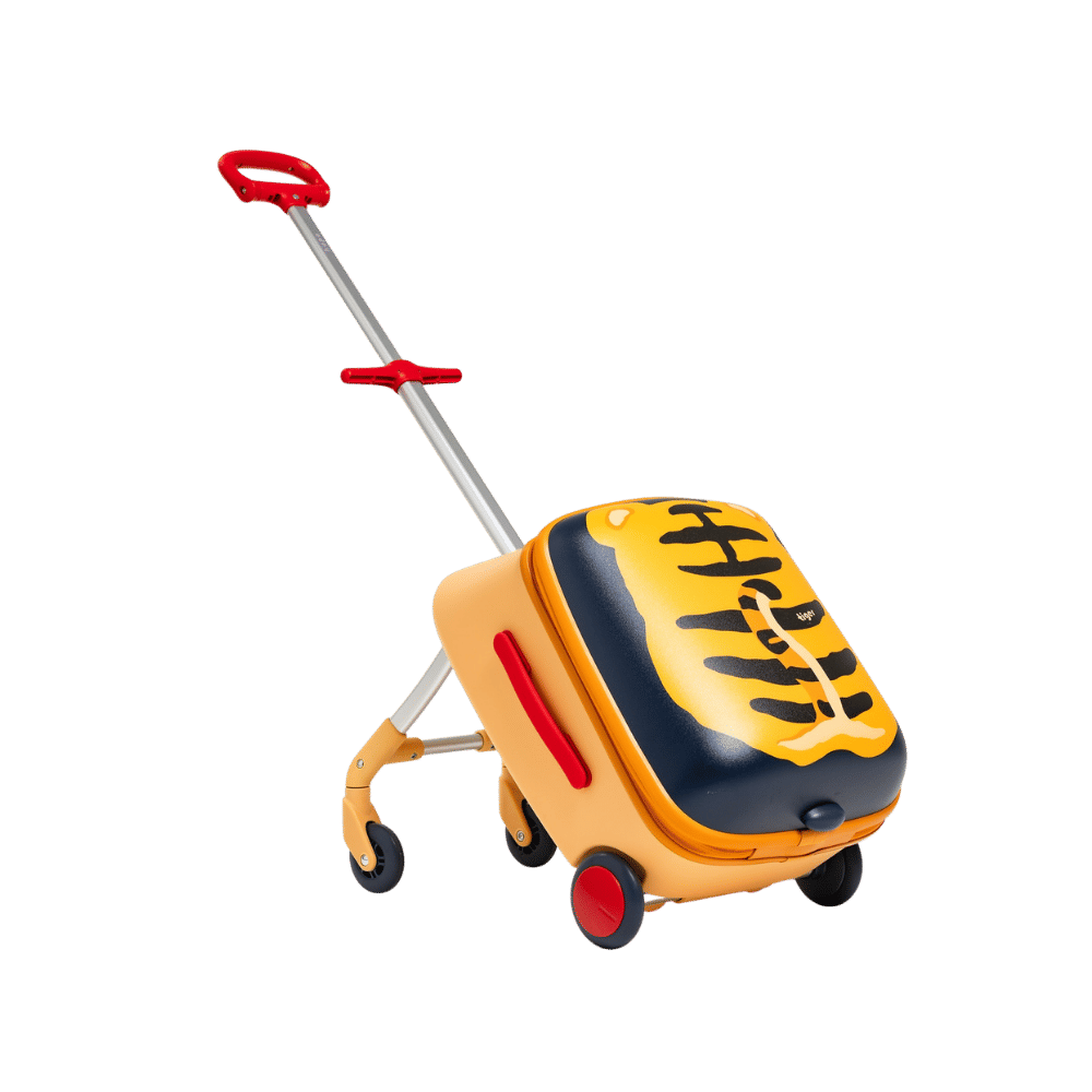 กระเป๋าเดินทางให้เด็กนั่งขี่ได้ (18 นิ้ว) MONOWHEEL RUMO RIDE-ON SUITCASE ลายเสือ (TIGER) ประกันสูงสุด 1 ปี_0