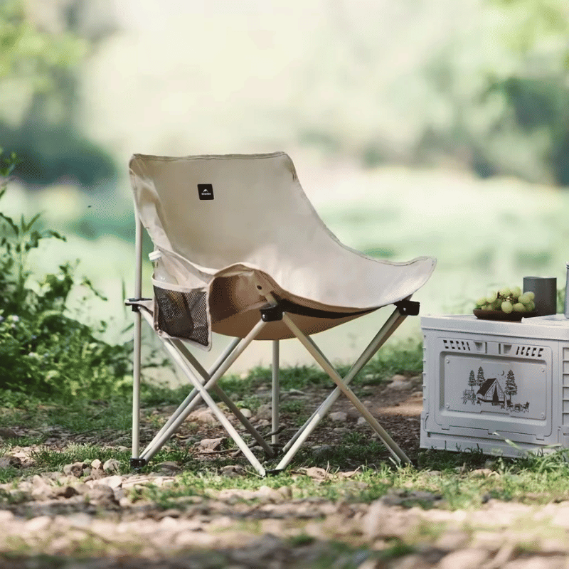 เก้าอี้พับแคมป์ปิ้ง NATUREHIKE รุ่น STELLALUNA T01 GATHERING MOON CHAIR สีกากี