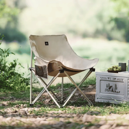 เก้าอี้พับแคมป์ปิ้ง NATUREHIKE รุ่น STELLALUNA T01 GATHERING MOON CHAIR สีกากี_9