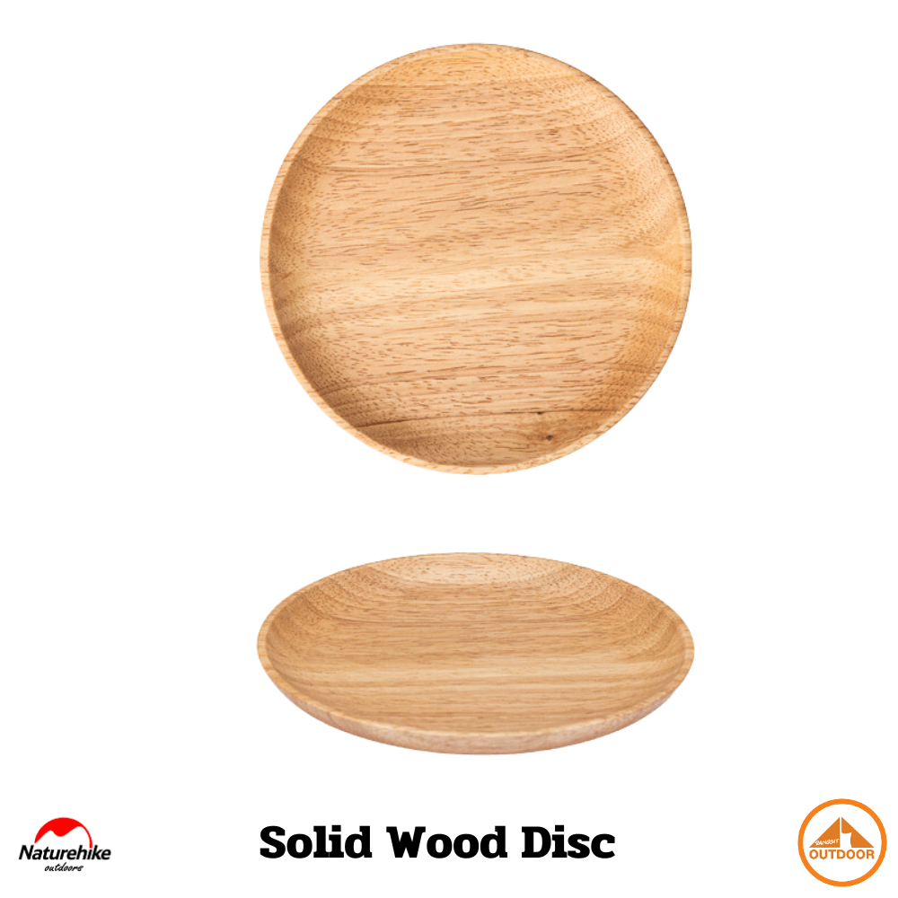 จาน Naturehike solid wood disc_1