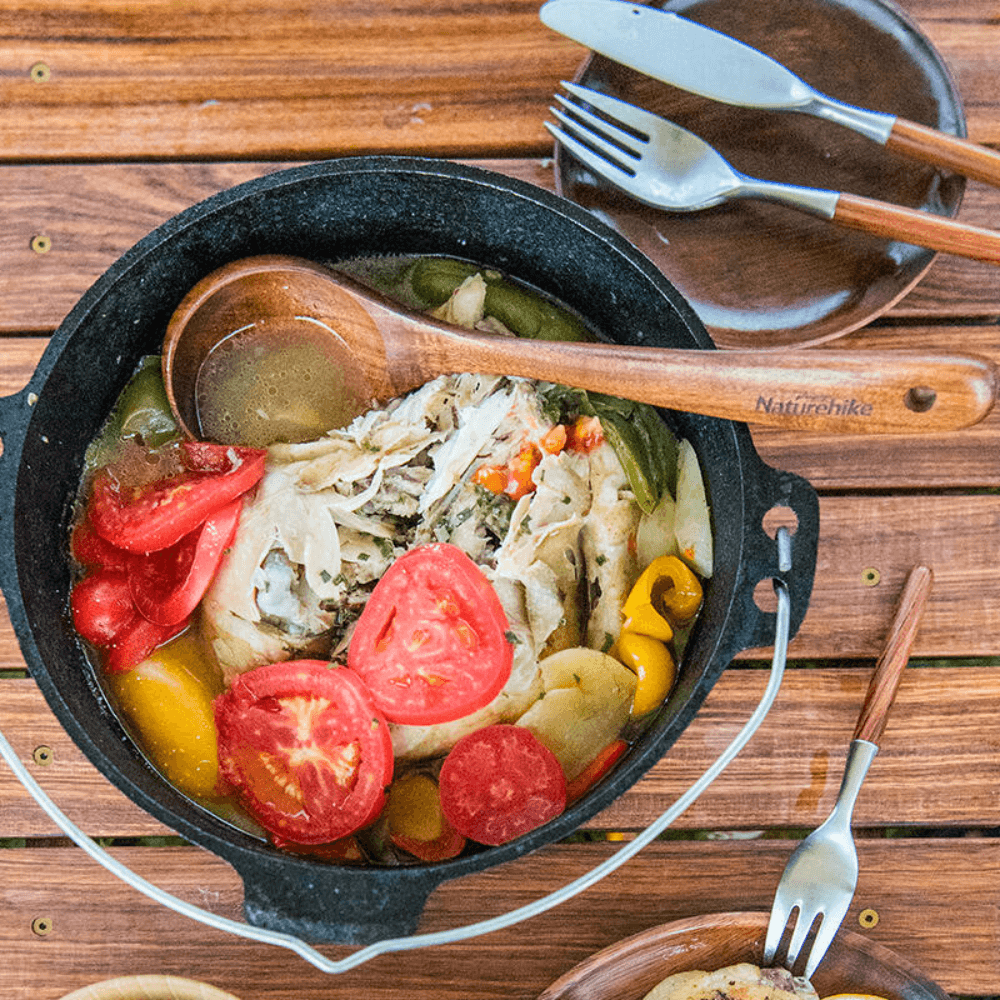 ช้อนตักซุป naturehike acacia wood soup ladle